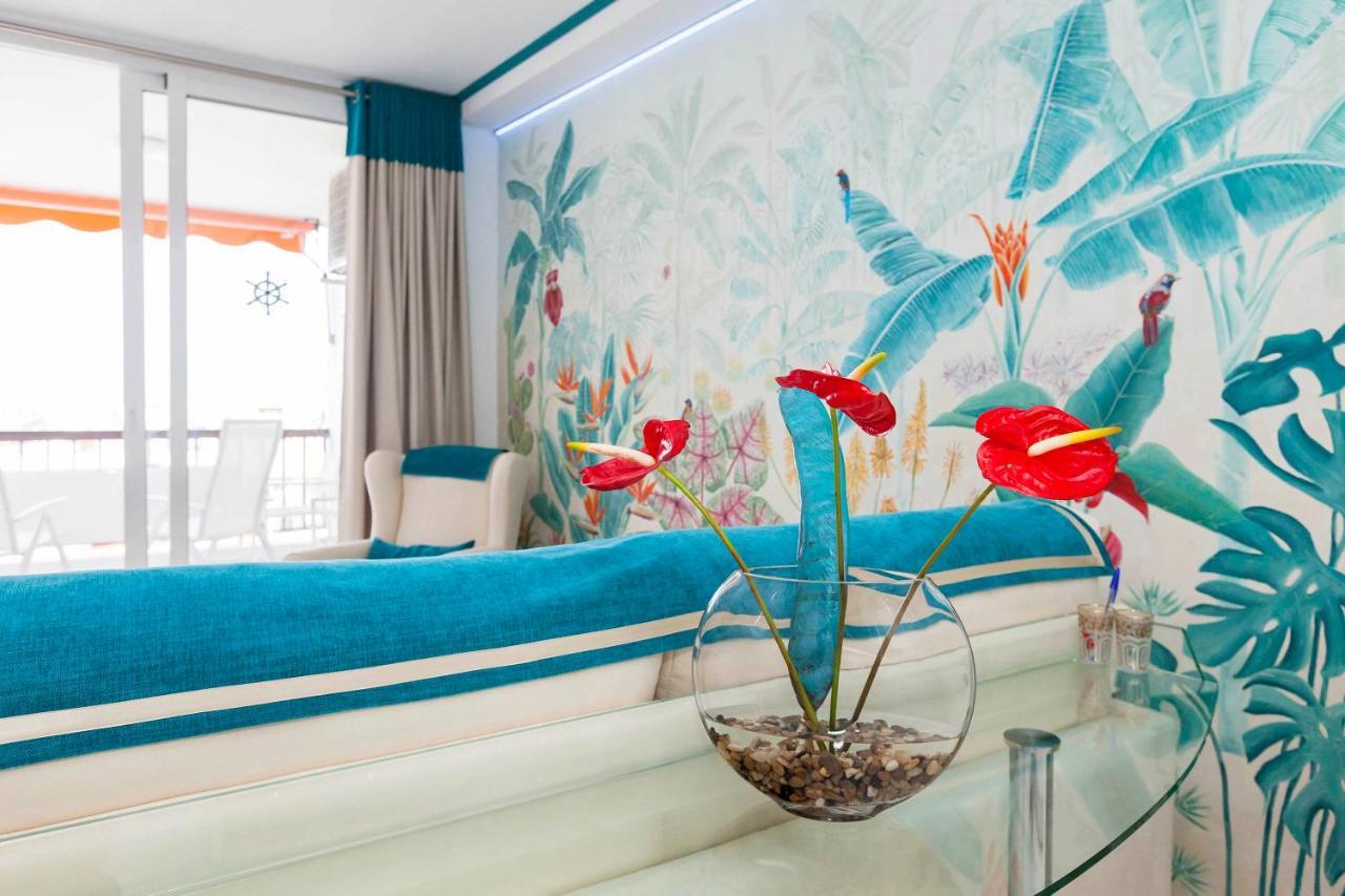 Apartamento First Line Sea, Luxury Penthouse, Sea And Sunset View Vivenda Vacational Guayero 618 Los Cristianos  Exterior foto